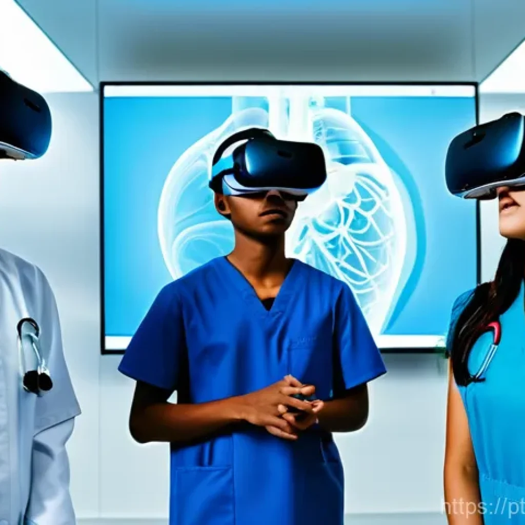 감각확장 기술과 스토리텔링의 연계 - **Immersive Medical Learning in Virtual Reality**
"A diverse group of university medical student...
