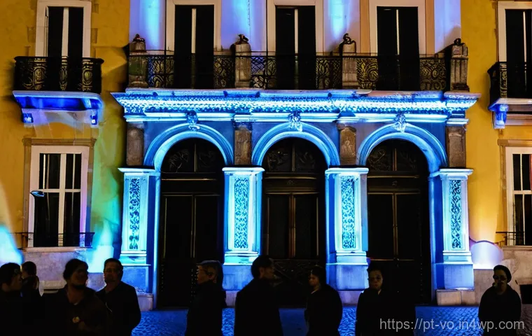 감각확장 기술을 활용한 이벤트 기획 사례 - **Immersive AR Art Experience in a Historic Portuguese Setting**
    A young woman, elegantly dresse...