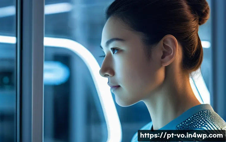 감각확장 기술의 기술적 도전과제 - **Seamless Bio-Integrated Sensors**:
"A close-up, high-definition photograph of a human forearm,...