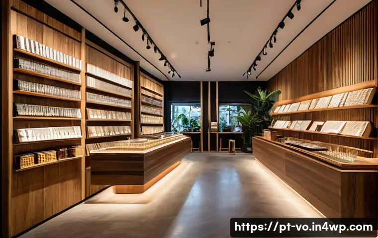 감각확장 기술을 통한 브랜드 경험 혁신 - A stylish, modern boutique interior in São Paulo, Brazil, designed as a multisensory space with warm...